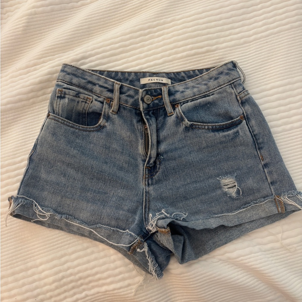 PacSun Mom shorts size 25 Blue Denim Jeans